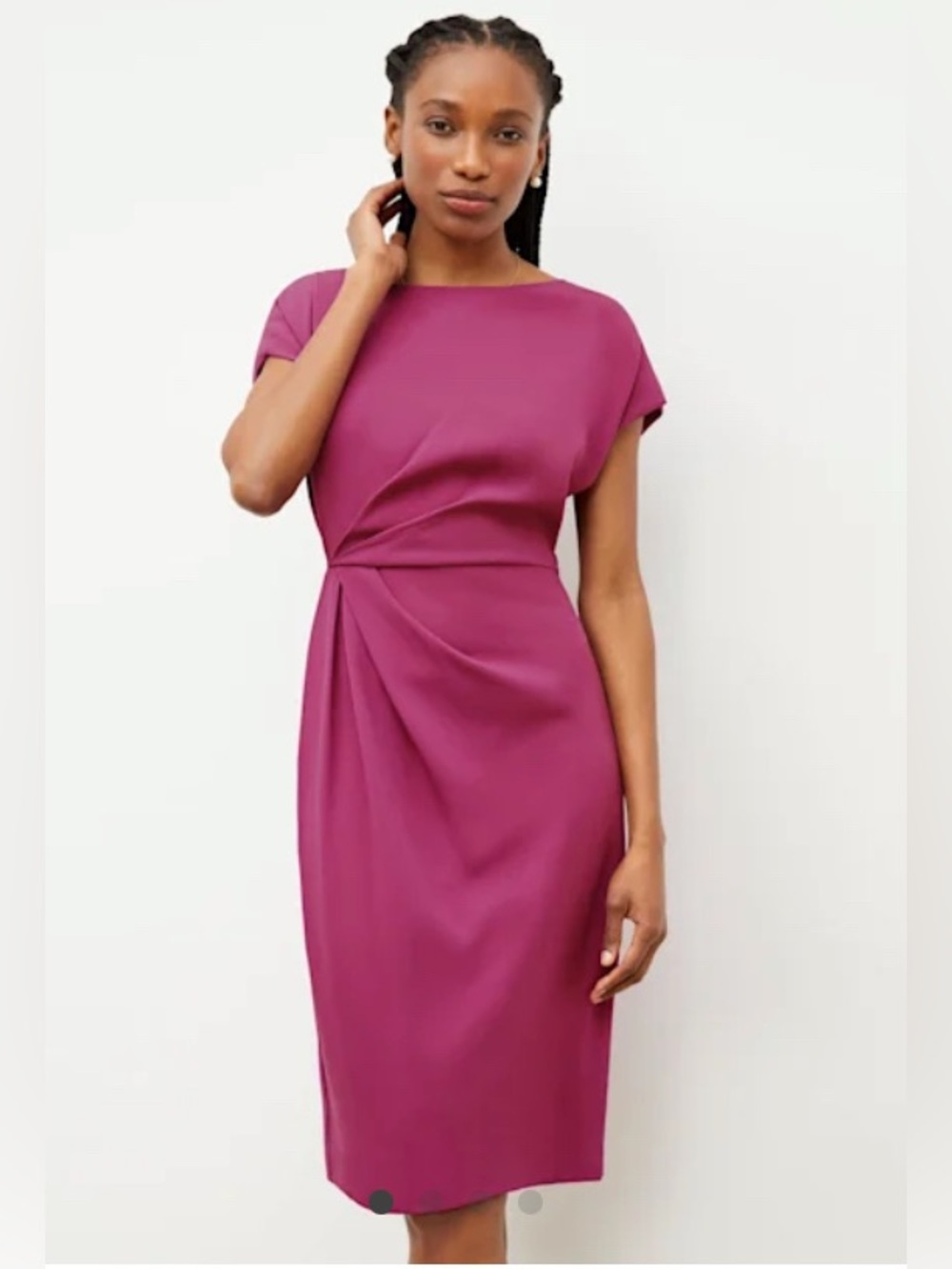 M.M LAFLEUR Jillian Dress in Berry